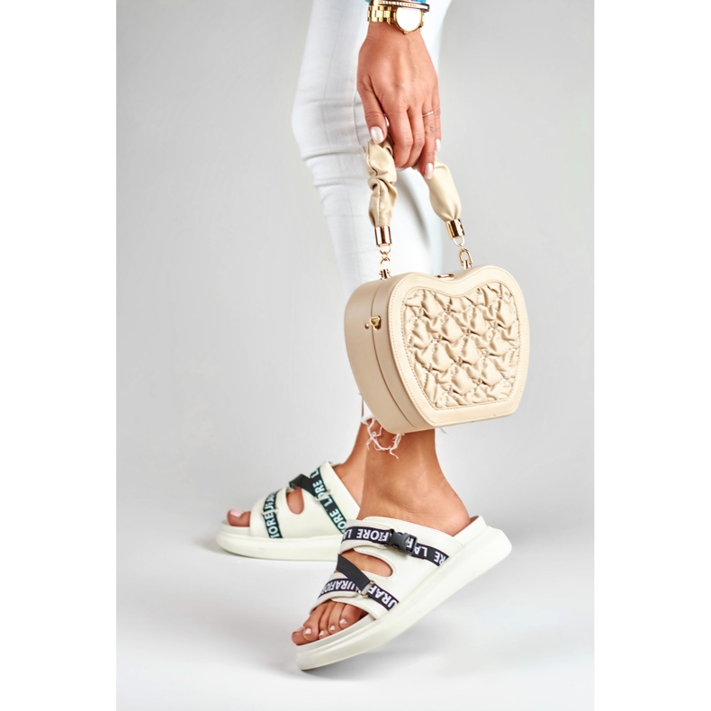 Stylowe białe klapki La.Fi 2