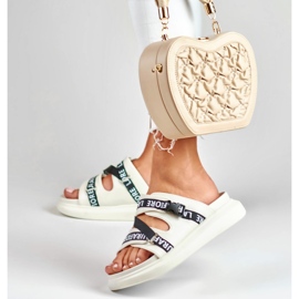 Stylowe białe klapki La.Fi 1