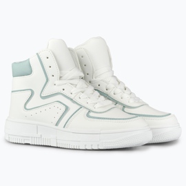 Sportowe białe buty nad kostkę 1