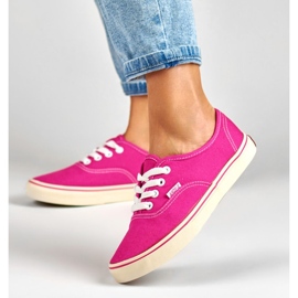 Różowe trampki damskie 1