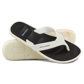 Basenowe japonki damskie białe 1