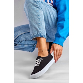 Czarne trampki damskie 1