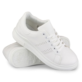 Białe sneakersy damskie Gerini 4