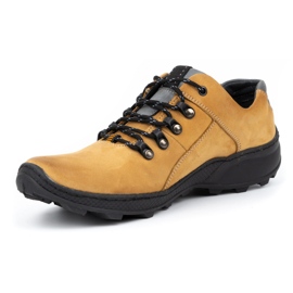 Olivier Męskie buty trekkingowe 296GT żółte 1