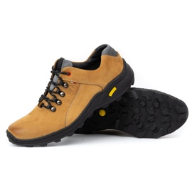 Olivier Męskie buty trekkingowe 296GT żółte 4