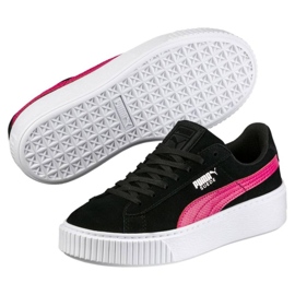 Buty Puma Suede Platform Snk Jr 363906 01 czarne 1