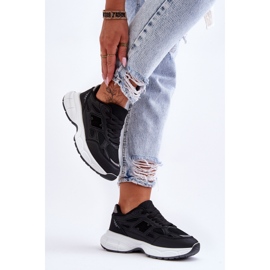 FG2 Modne Damskie Buty Sportowe Z Siateczką Czarne Venice 1