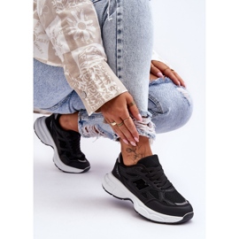 FG2 Modne Damskie Buty Sportowe Z Siateczką Czarne Venice 4