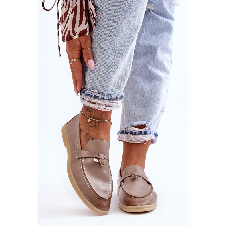 PM1 Klasyczne Mokasyny Damskie Szare Cortez 1