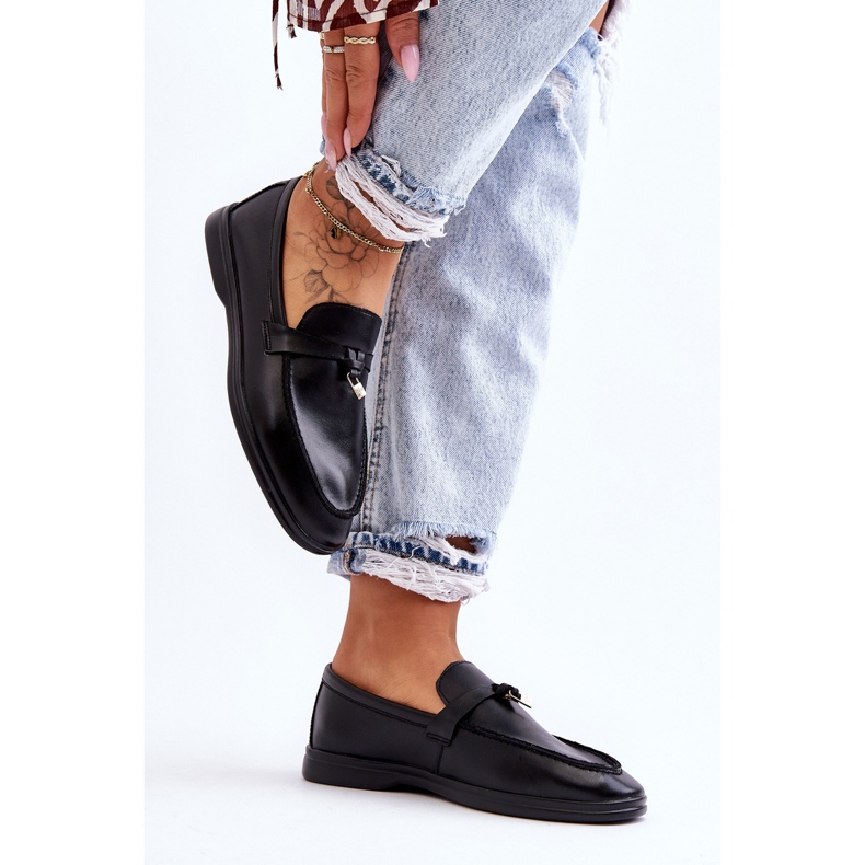 PM1 Klasyczne Mokasyny Damskie Czarne Cortez 2