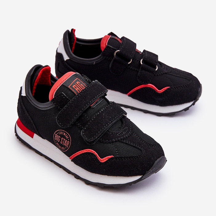 Dziecięce Sneakersy Memory Foam System Big Star LL374179 Czarne 1
