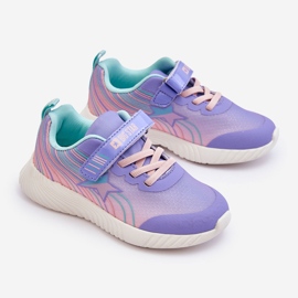Lekkie Dziecięce Buty Sportowe Memory Foam System Big Star LL374151 Fioletowe 1