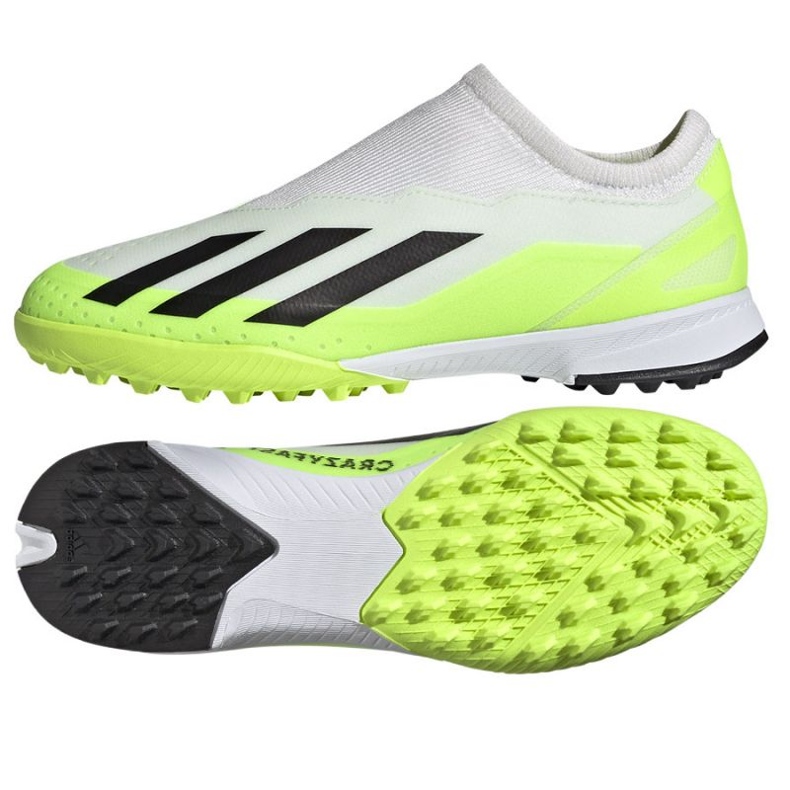 Buty adidas X CRAZYFAST.3 Ll Tf Jr IE1499 białe białe 1