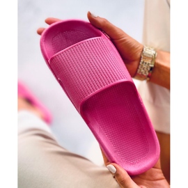 Klapki poduszkowe Yang Fuksja różowe 1