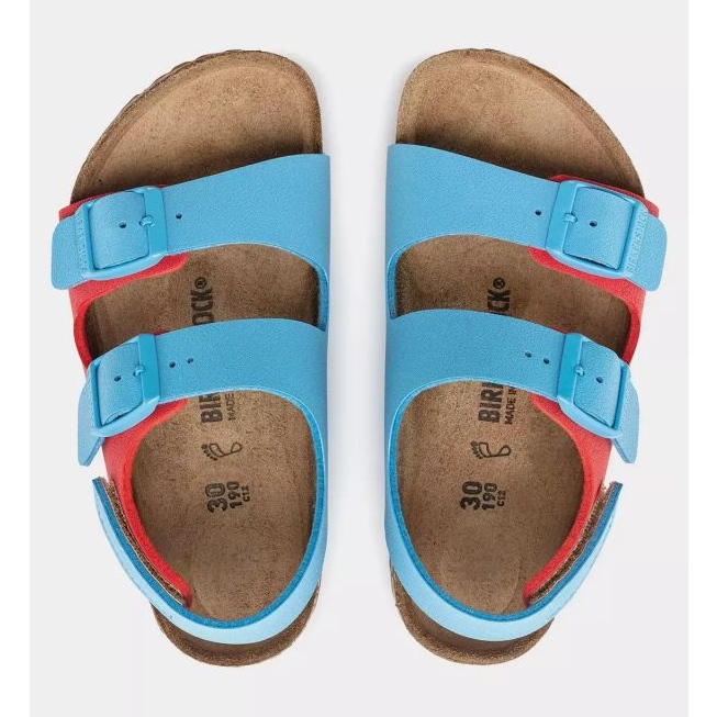 Sandały Birkenstock Milano Hl Jr 1024373 niebieskie 2