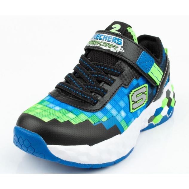 Buty Skechers Minecraft Led Jr 402204L/BBLM wielokolorowe 1