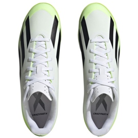 Buty piłkarskie adidas X Crazyfast.4 In M IE1586 białe białe 2