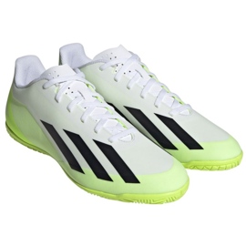 Buty piłkarskie adidas X Crazyfast.4 In M IE1586 białe białe 3