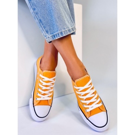 Trampki damskie klasyczne Fargis Yellow żółte 2