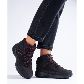 Wysokie damskie buty trekkingowe DK czarne 1