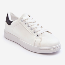 Damskie Klasyczne Buty Sportowe Biało-Czarne Corrine białe 1