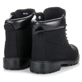 Seastar Czarne Traperki Damskie 2