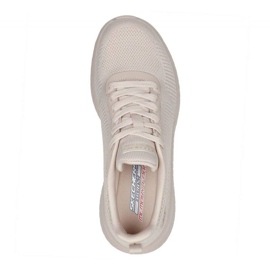 Buty Skechers Memory Foam Bobs Squad Chaos W 117209 Nude beżowy 4