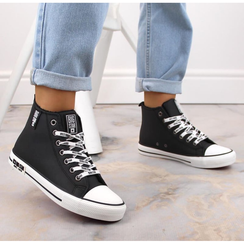 Trampki ocieplane Big Star W INT1898B czarne 2