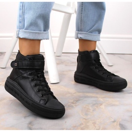 Trampki ocieplane Big Star W INT1900B czarne 2