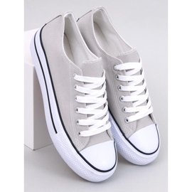 Trampki damskie klasyczne Fargis Grey szare 1