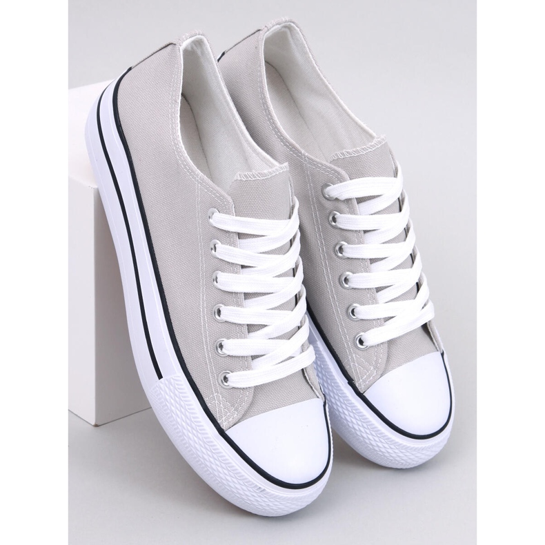 Trampki damskie klasyczne Fargis Grey szare 1