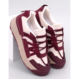 Sneakersy damskie Potts Wine czerwone 1