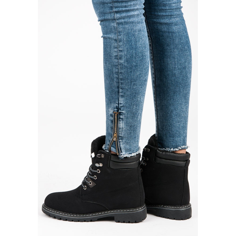 Queentina Traperki Z Ociepleniem czarne 2