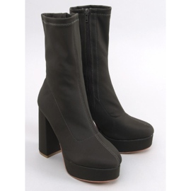 Botki na platformie Baldacci Green zielone 1