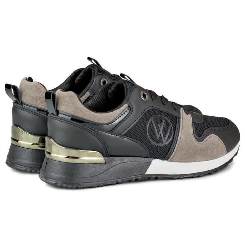 Modne czarne sneakersy Jersy 1