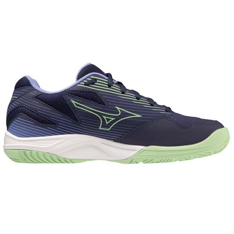 Buty do siatkówki Mizuno Cyclone Speed 4 Jr V1GD231011 niebieskie niebieskie 1