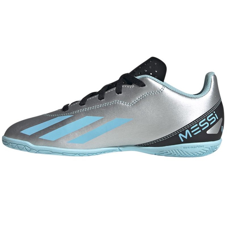 Buty piłkarskie adidas X Crazyfast Messi.4 In Jr IE4070 odcienie szarości 1