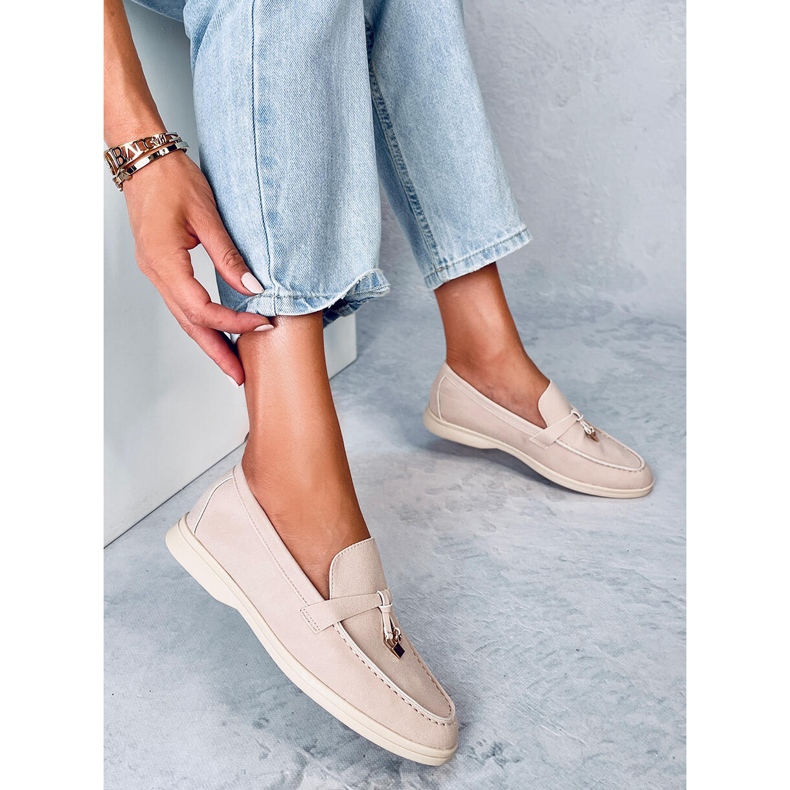 Mokasyny damskie Eunice Beige beżowy 2