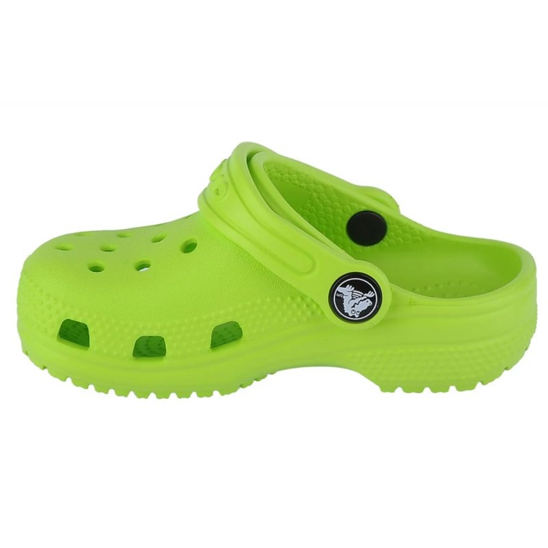 Klapki Crocs Classic Clog Kids T Jr 206990-3UH zielone 1