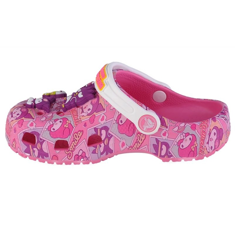 Klapki Crocs Hello Kitty and Friends Classic Clog Jr 208103-680 różowe 1