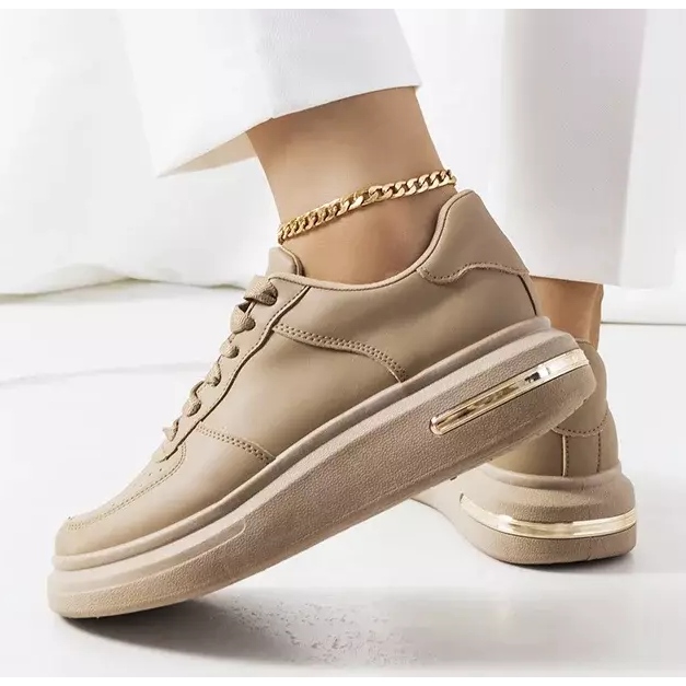 Brązowe sneakersy Staplet khaki zielone 2