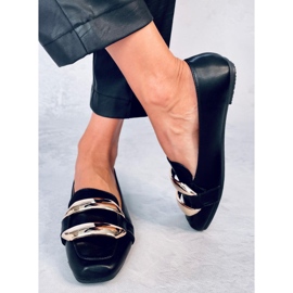 Mokasyny damskie Hedd Black czarne 2