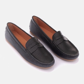 Marco Shoes Mokasyny z elastyczną podeszwą czarne 5