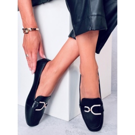 Mokasyny damskie Serena Black czarne 2