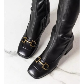 BM Czarne kozaki za kolano Marlion 2