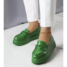 PA1 Zielone lordsy zdobione na koturnie Gagnon 1