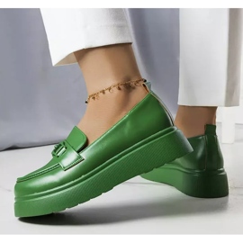 PA1 Zielone lordsy zdobione na koturnie Gagnon 2