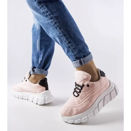 Różowe sneakersy Aisys 2