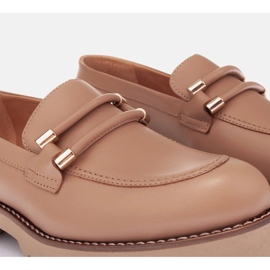 Marco Shoes Lekkie mokasyny beżowy 2