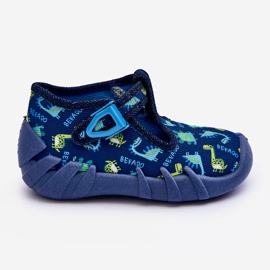 BEFADO S.A. Buty Papcie Befado Dinozaury 110N464 Niebieskie 2